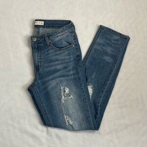 Altar'd State Distressed Skinny Jeans - Medium Wash - Size 25